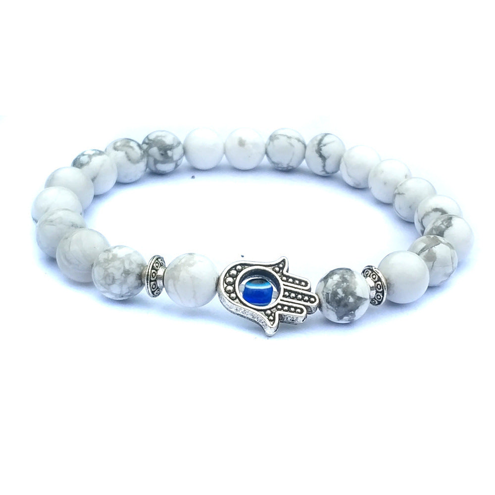 Bergamot evil eye bracelet