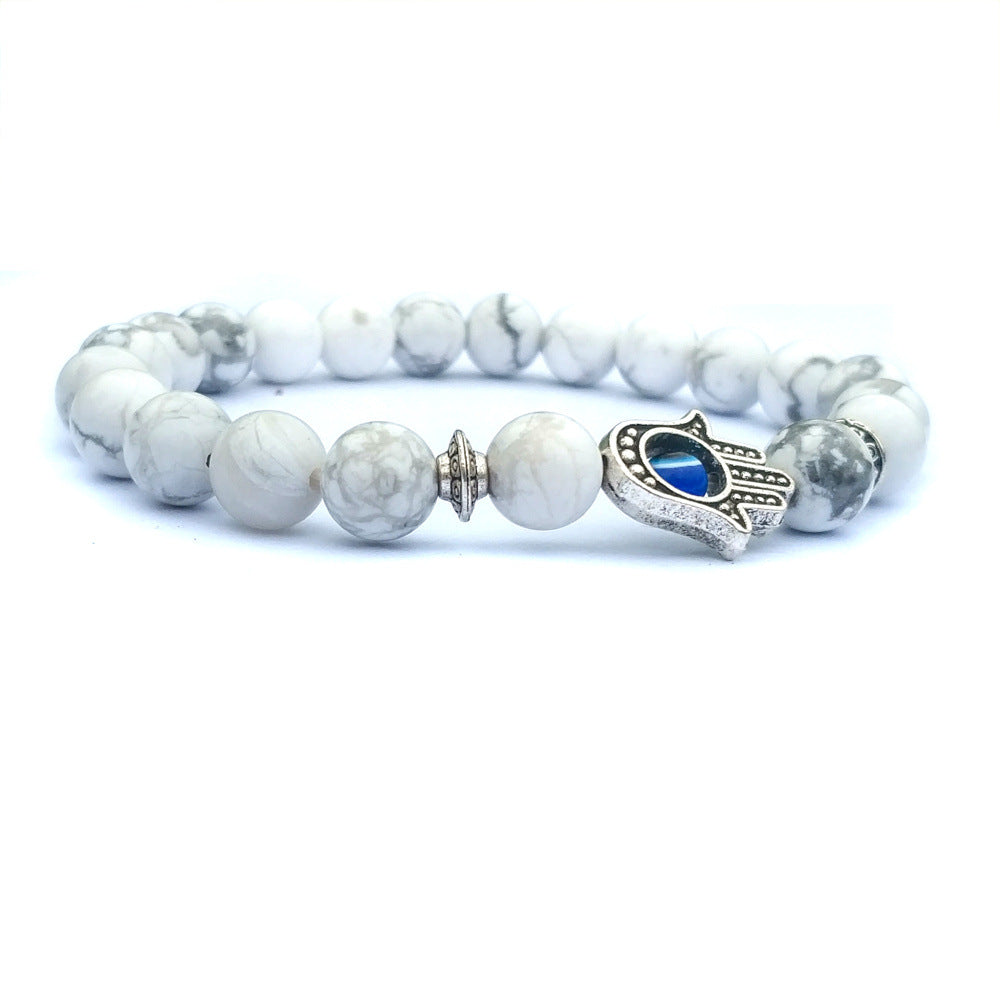 Bergamot evil eye bracelet