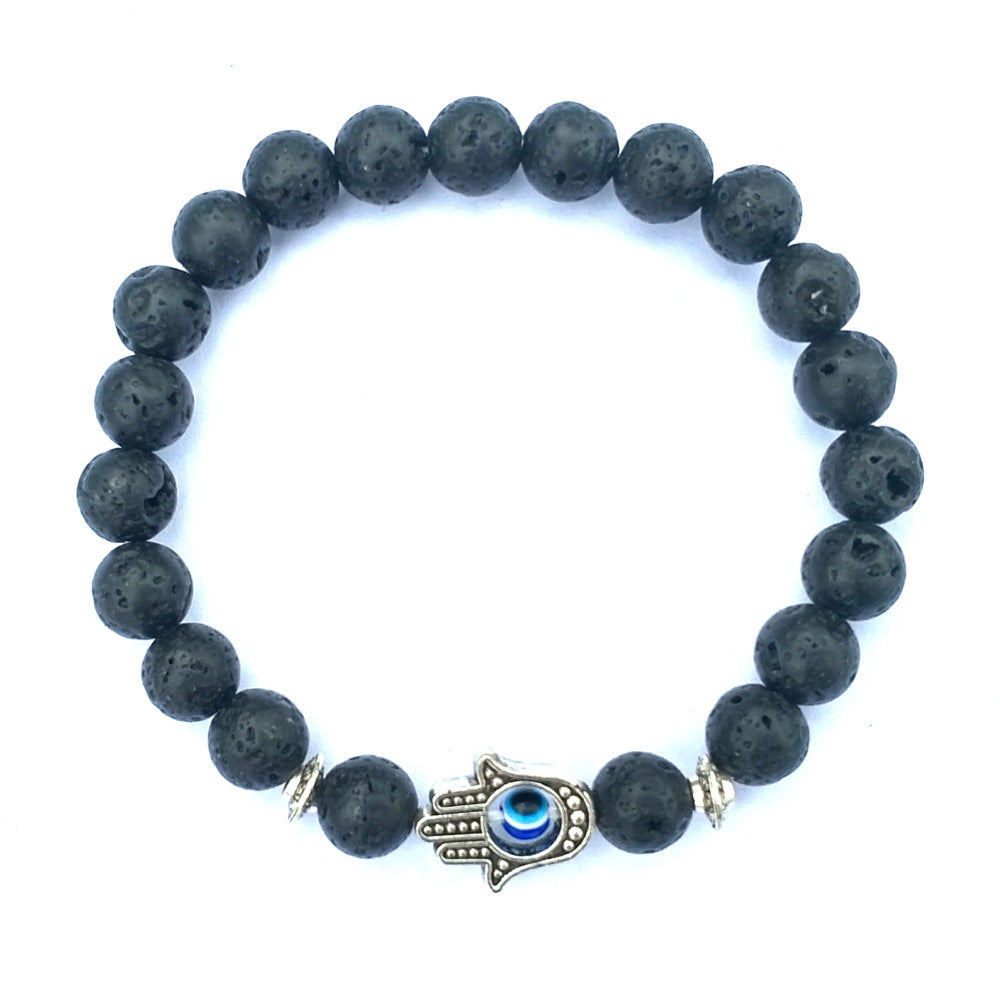 Bergamot evil eye bracelet