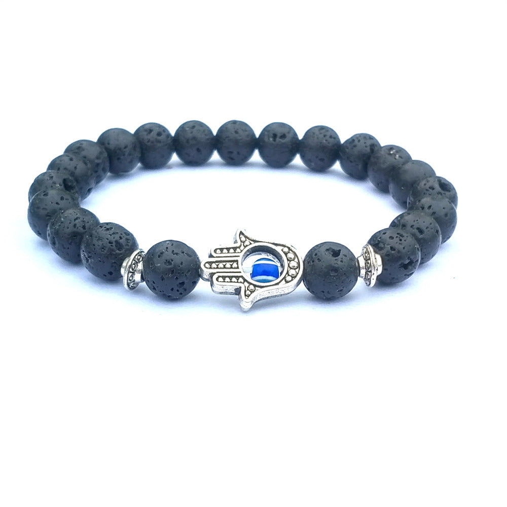 Bergamot evil eye bracelet